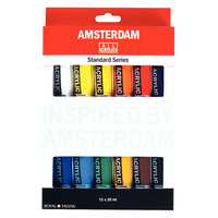 Amsterdam Standard Series Acrylics Algemene selectie Set 12 × 20 ml  - Afbeelding 3