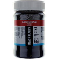 Amsterdam Zwarte Flakes 50 G 129 Pot 75 ml - Afbeelding 3