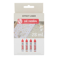 Talens Art Creation Effektliner Set 4 x 28 ml Standaard Parel - Afbeelding 2