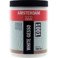 Amsterdam Wit Gesso 001 Pot 1000 ml - Afbeelding 3