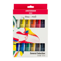 Amsterdam Standard Series Acrylics Algemene selectie Set 12 × 20 ml  - Afbeelding 4