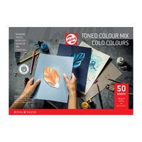 Talens Toned Paper mix koud Mixed Media Papier A4 180 g 50 Vellen - Afbeelding 3