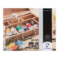 Van Gogh Olieverf kist Basic met 10 kleuren in tubes van 40 ml + accessoires - Afbeelding 2