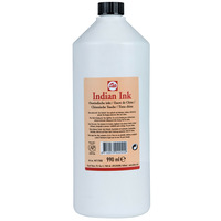 Talens Oostindische Inkt Fles 990 ml Zwart 700 - Afbeelding 2