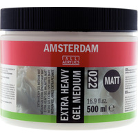 Amsterdam Extra Heavy Gel Medium Mat 022 Pot 500 ml - Afbeelding 3