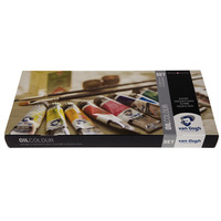 Van Gogh Olieverf Advanced set met 10 kleuren in tubes van 20 ml + accessoires - Afbeelding 2