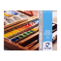 Van Gogh Blok met aquarelverfpapier 12 vellen 300 g formaat 18 x 24 cm - Afbeelding 2