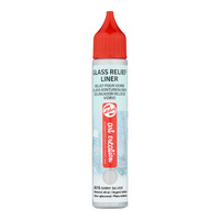 Talens Art Creation Glas reliëf liner 28 ml Blinkend Zilver 8015 - Afbeelding 2