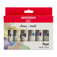 Amsterdam Standard Series Acrylics Parelmoer Set 6 × 20 ml  - Afbeelding 3