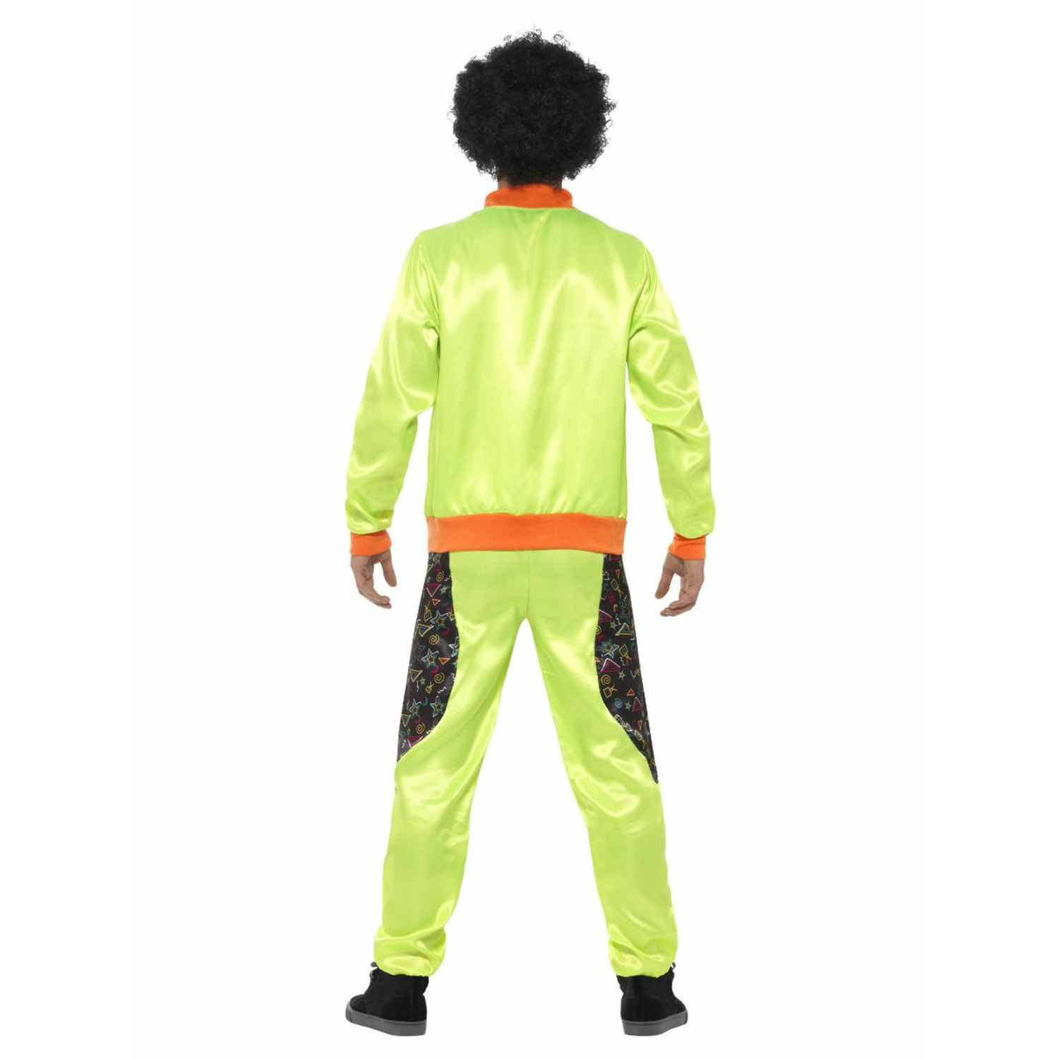 Retro Trainingspak Mannen Neon Groen - Afbeelding 2