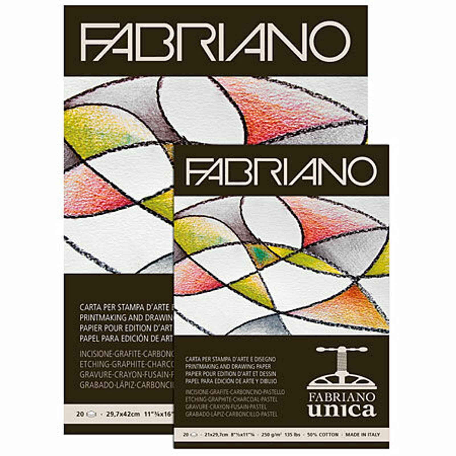 Fabriano Unica 20vel / a3 250gr Ets- en drukpapier