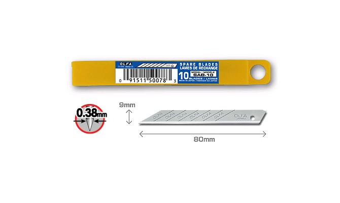OLFA Reserve Messen SAB-10B 10st.