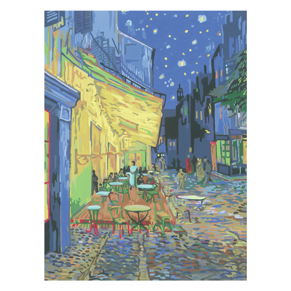 Schilderen Op Nummer Ravensburger Caféterras Bij Nacht Van Gogh