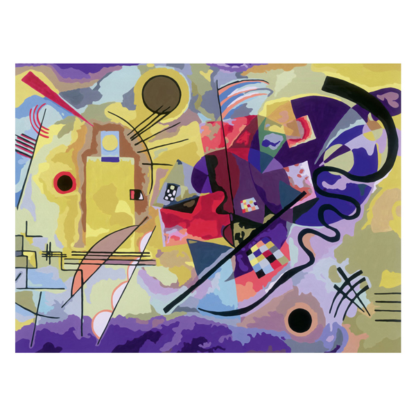 Schilderen Op Nummer Ravensburger Geel, Rood, Blauw - Kandinsky