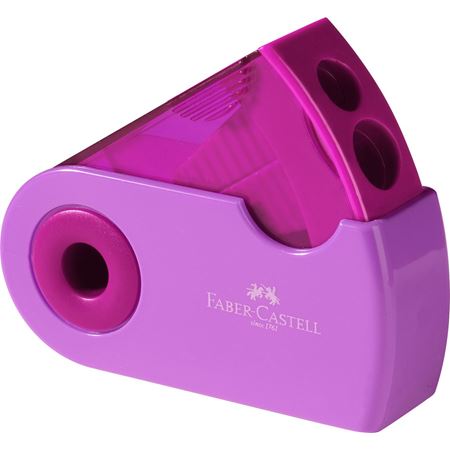Faber Castell Sleeve Dubbele Puntenslijper Roze