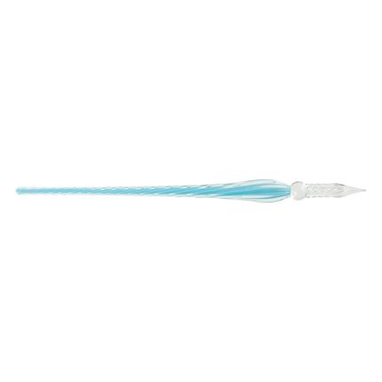 J. Herbin Glaspen gedraaid 18cm - Bleu azur