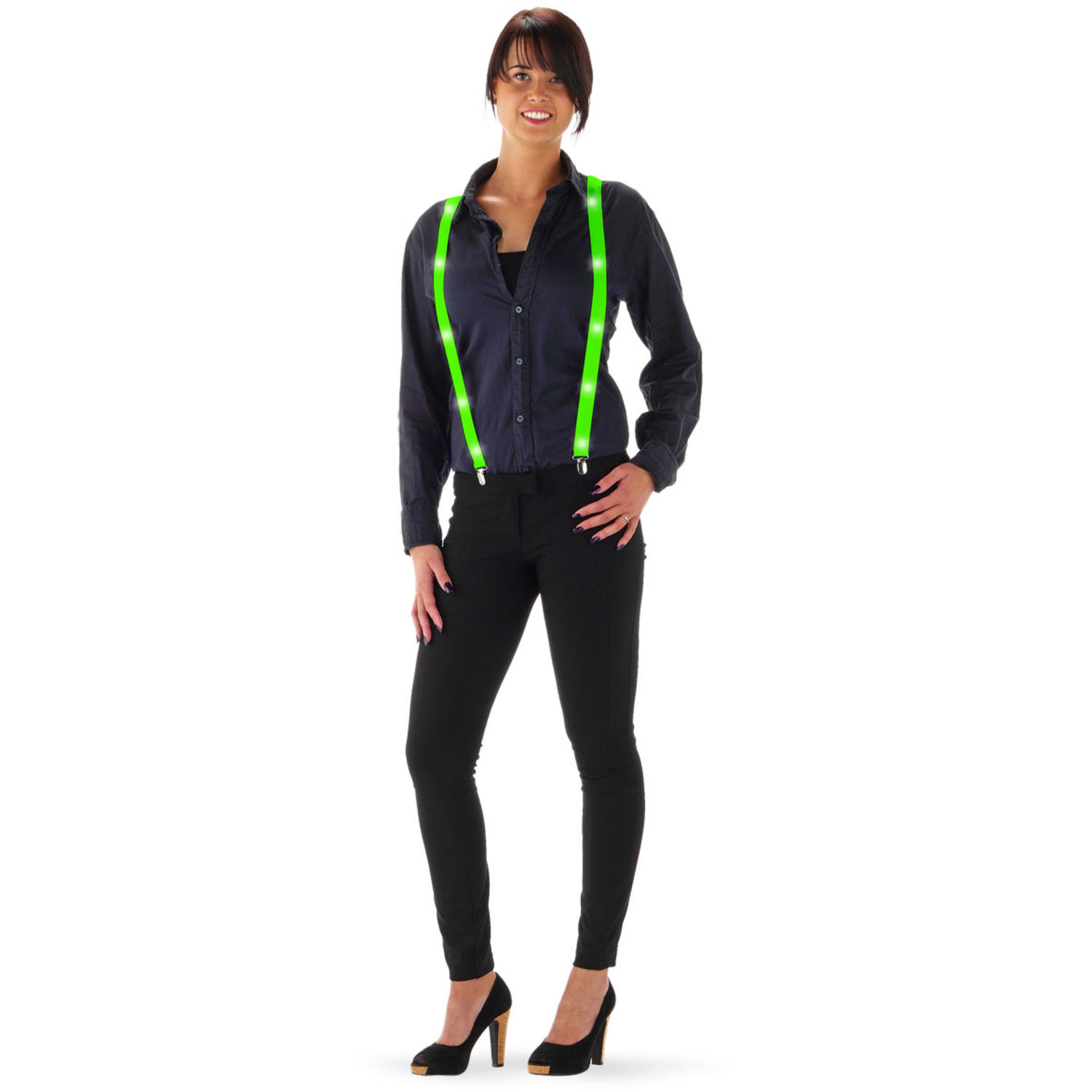 LED Bretels Neon Groen