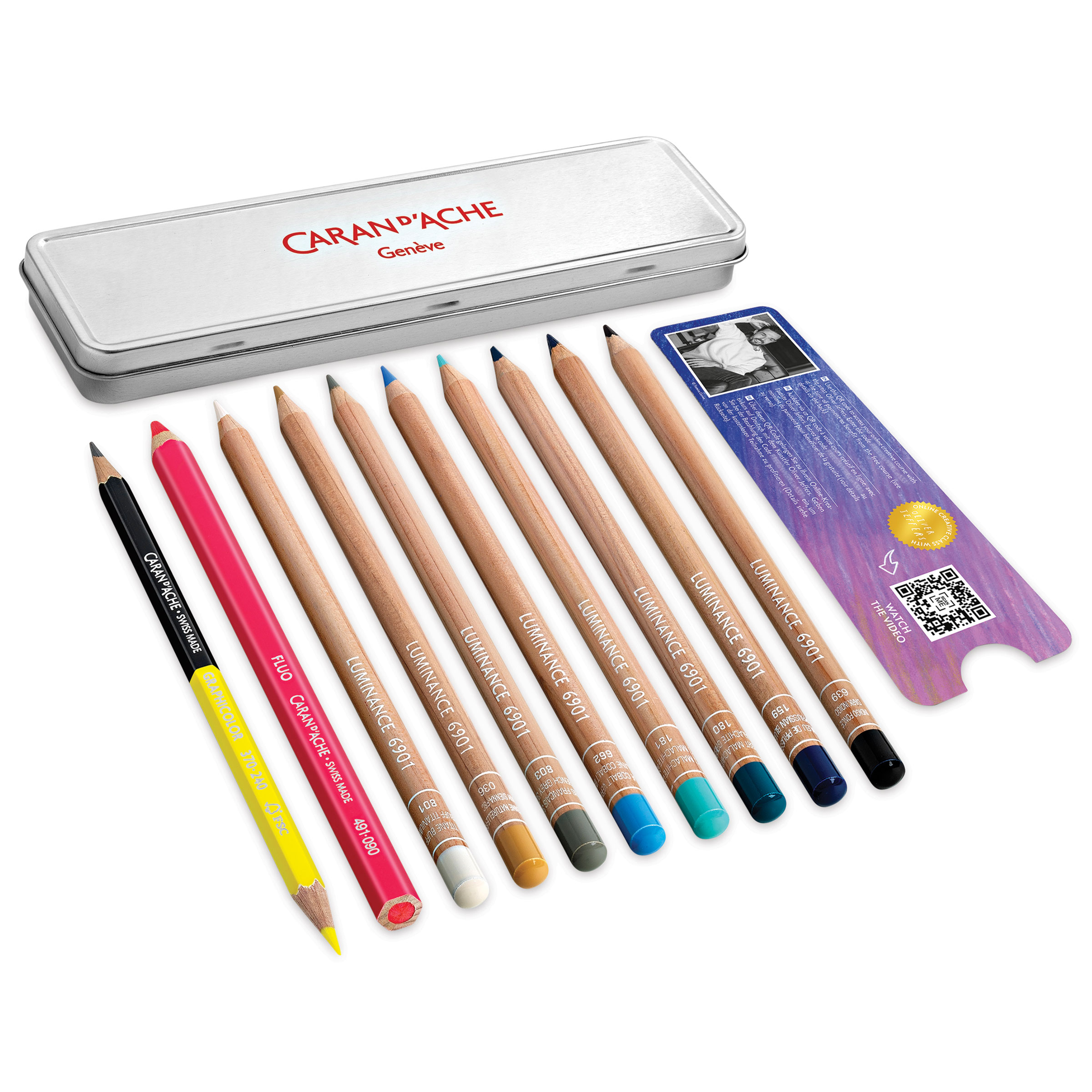Caran d'Ache CREATIVE SET Oliver Jeffers LUMINANCE 6901 10 stks. 
