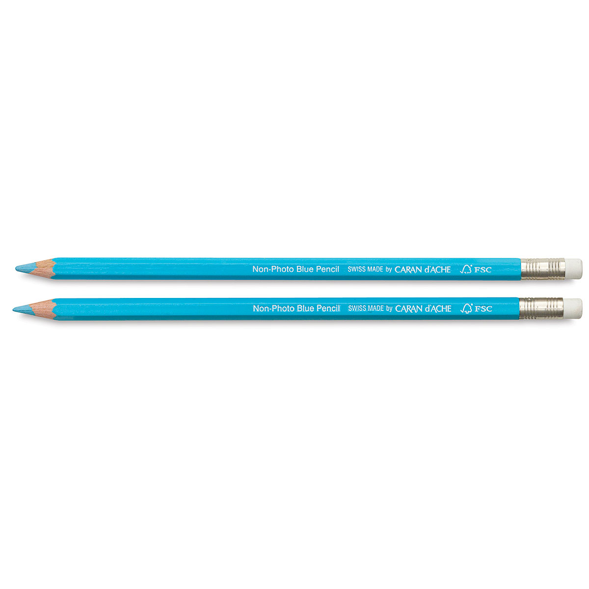 Caran d'Ache sketcher non photo blue pencil blister 2 stuks - Afbeelding 1