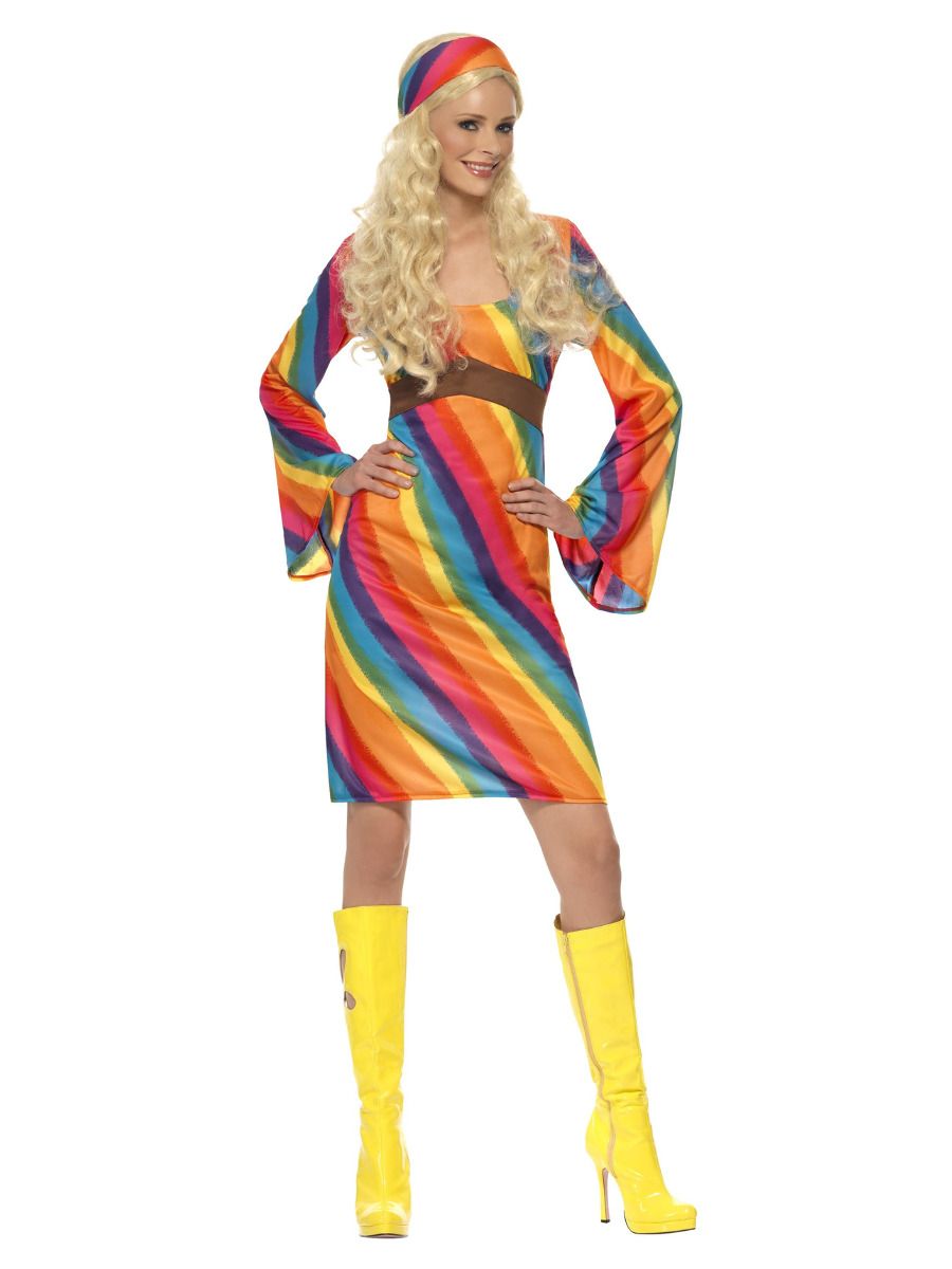 Regenboog Hippie Kostuum Dames