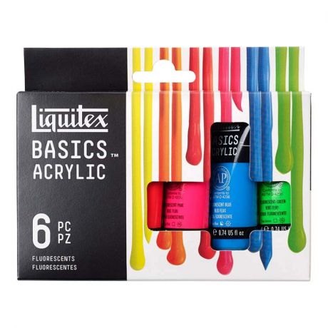 Liquitex Basics  fluo 6x 22ml 