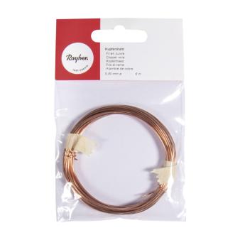 Koperdraad, 0,80 mm ø, ZB-zak à 6 m