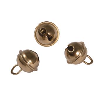 Metalen Klokjes/Belletjes, 9mmø, goud,  10 st.