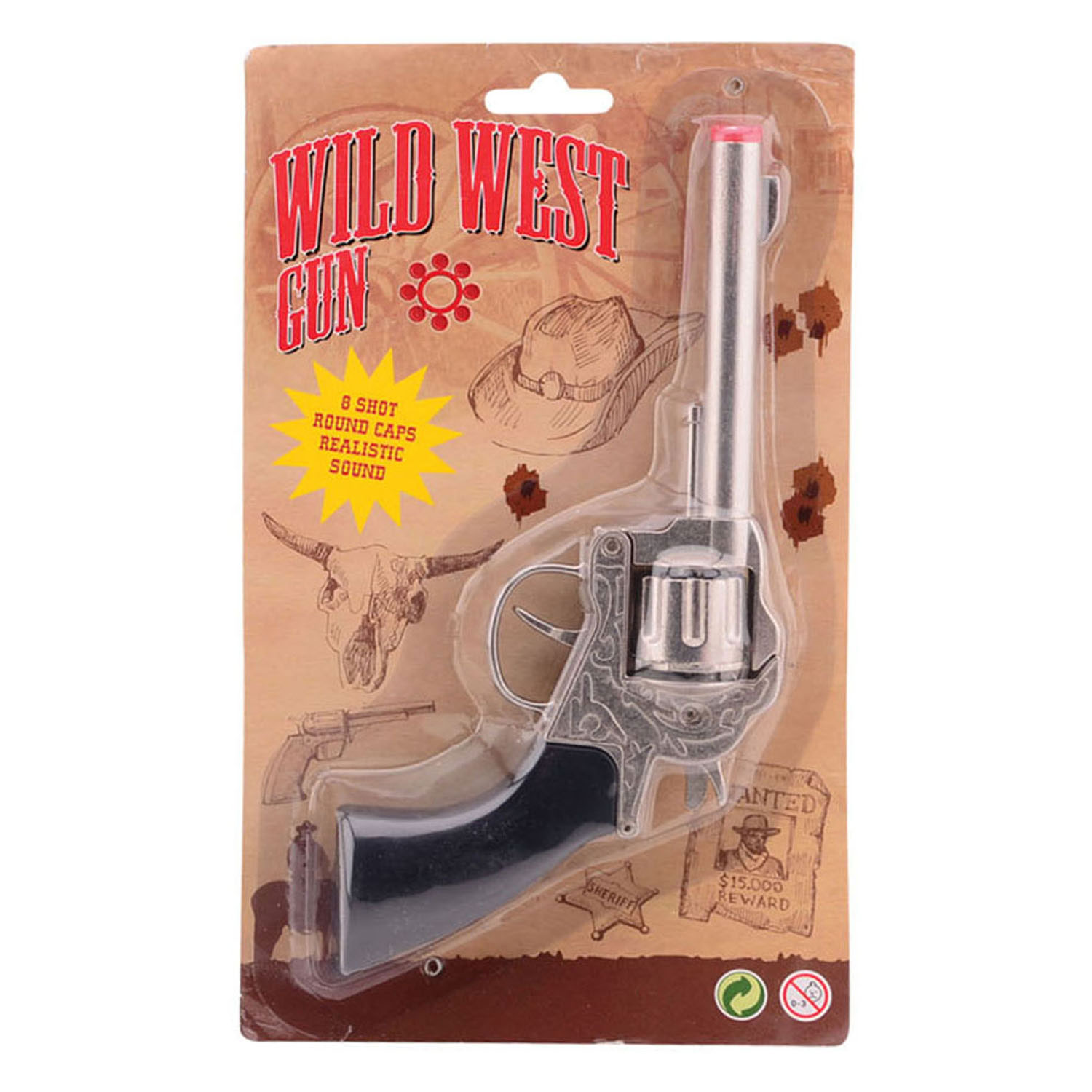 Revolver metaal 8-schots