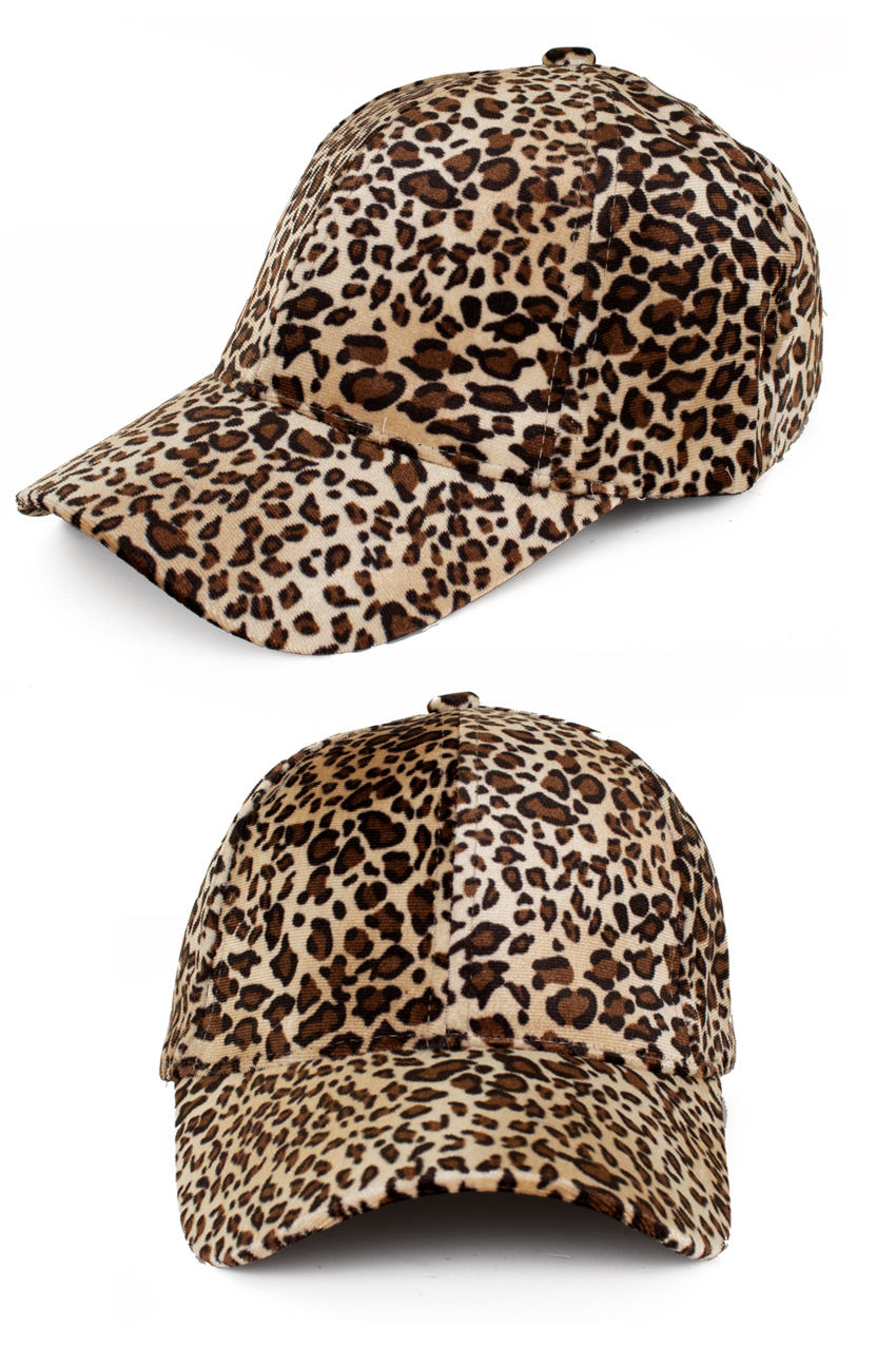 baseballcap Pet panter print 