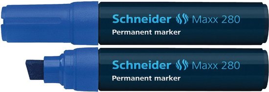 Schneider Maxx 280 Permanent Marker 4/12mm Beitelpunt - keuze uit 3 kleuren