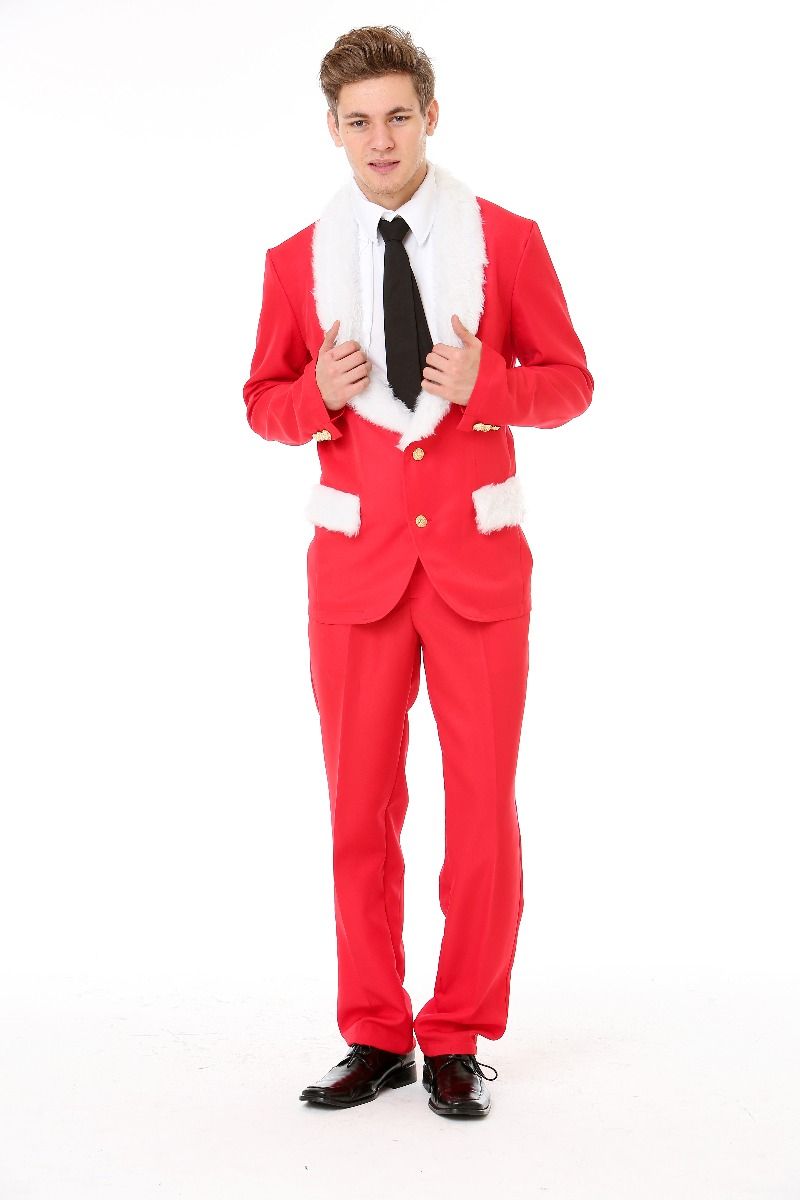 Christmas Suit Kerstman Kostuum - Afbeelding 2