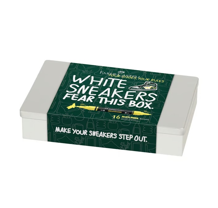 Acrylmarker Faber-Castell Multimark bewaarblik Style it Kicks 16 stuks - Afbeelding 2