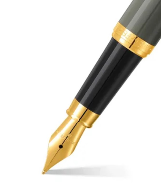 Vulpen SHEAFFER VFM E9427 M Light grey PVD gold - Afbeelding 2