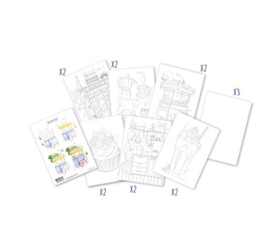 Clairefontaine Aquapad A5 300gr. 16Vel. - Afbeelding 2