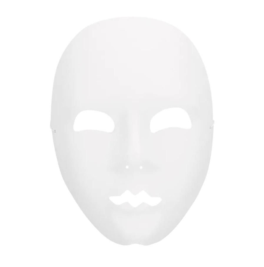 Gezichtsmasker Mime wit - Afbeelding 2