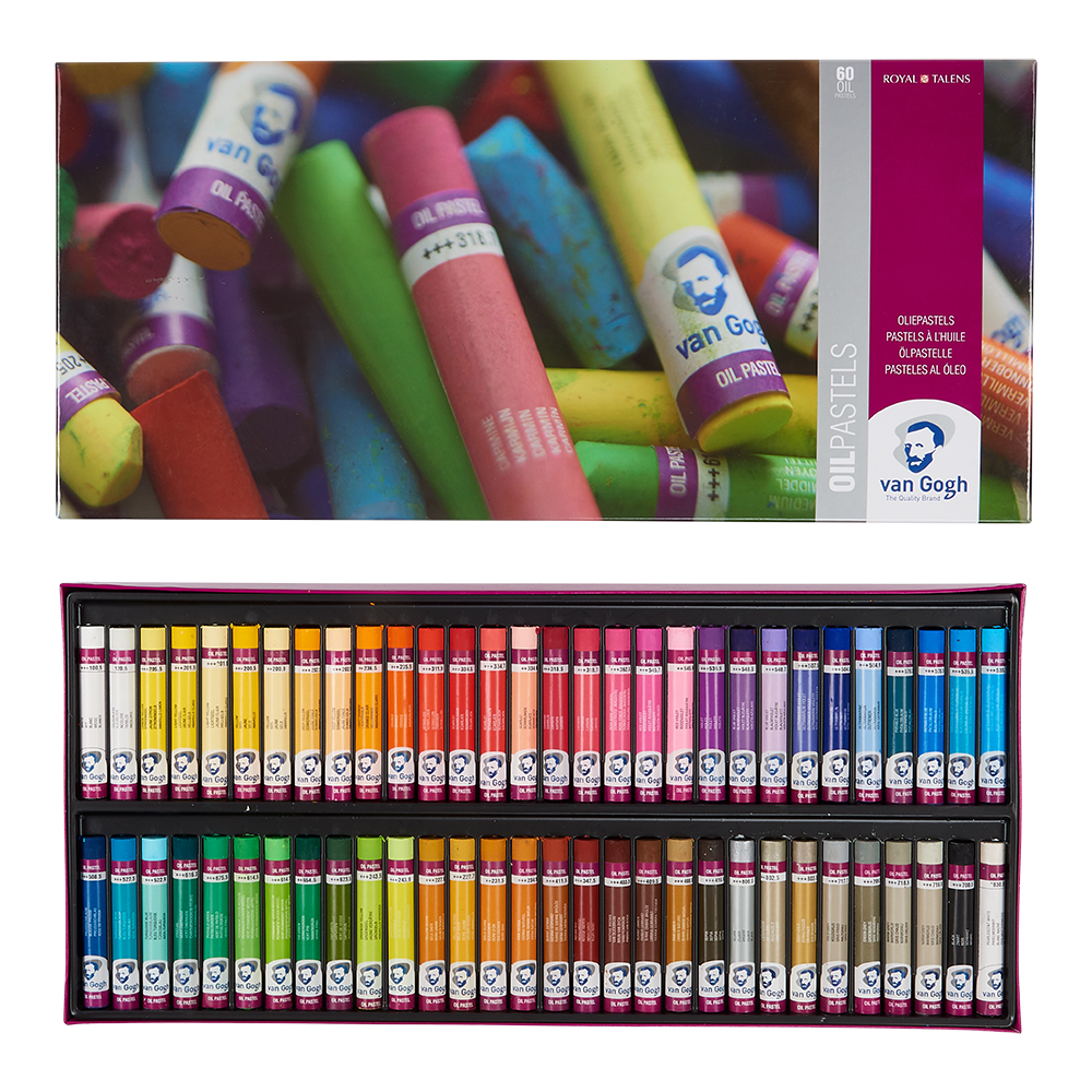 Van Gogh Complete collectie-set oliepastels met 60 kleuren