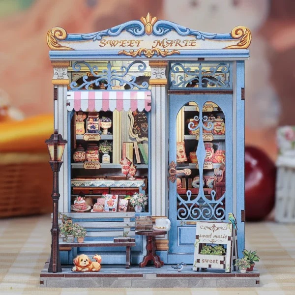 AB DIY Cutebee, 3D DIY huisje, Sweet Marie, 16x15x21cm - Afbeelding 2