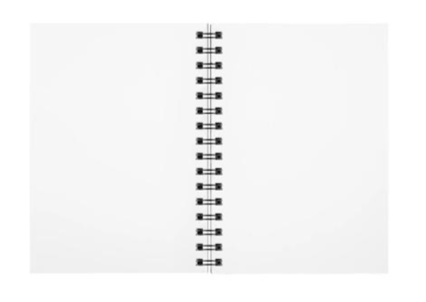 Clairefontaine Carnet Goldline Dummy/Schetsboek A5 140g 50vel. - Wit - Afbeelding 2