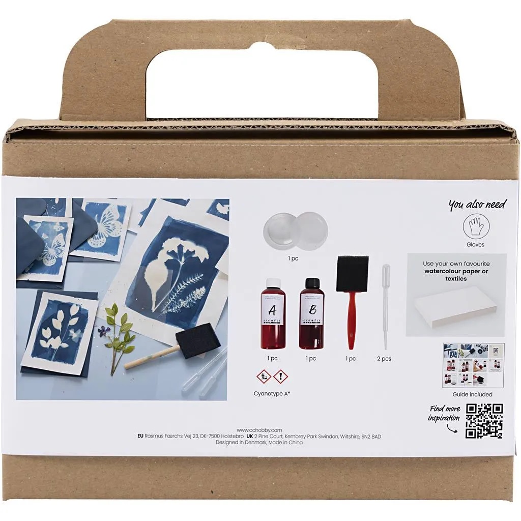 Toolkit voor Cyanotypie, Accessoires, blauw, 1 doos - Afbeelding 2