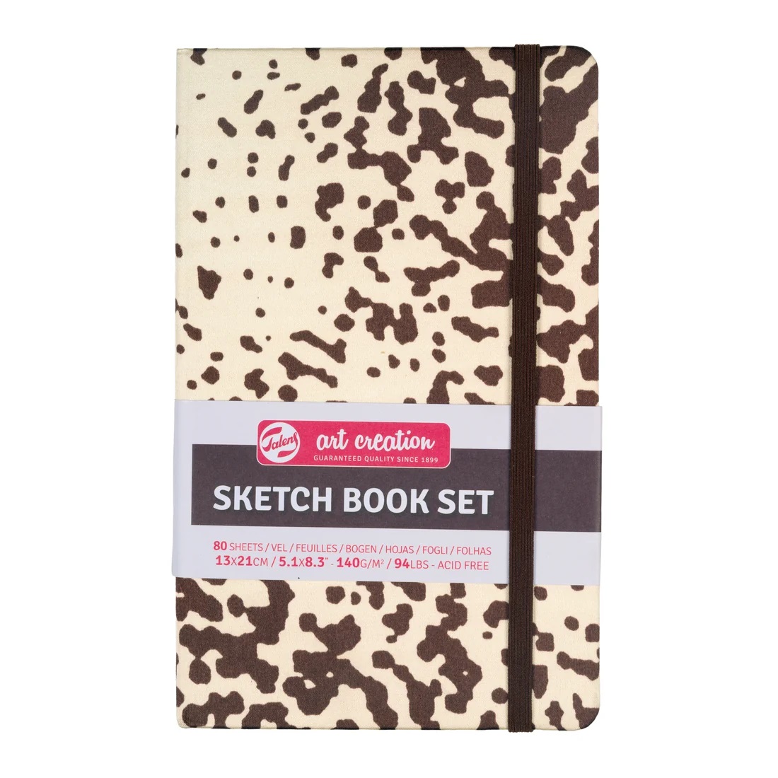 Talens Art Creation schetsboekset Chocoladebruin | 13 x 21 cm, 140 g, 80 vellen - Afbeelding 2