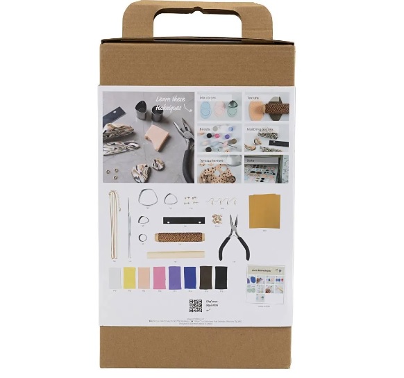 Starter Hobbyset Sieraden Klei, Sieraden, diverse kleuren, 1 doos - Afbeelding 2