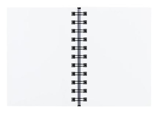 Clairefontaine Carnet Goldline Dummy/Schetsboek A6 140g 50vel. - Wit - Afbeelding 2