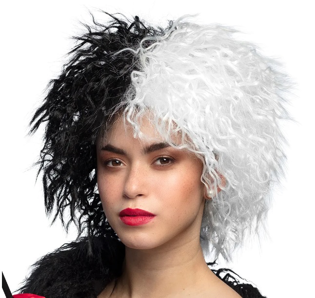 Pruik Cruella De Vil (Ivy) - Afbeelding 2