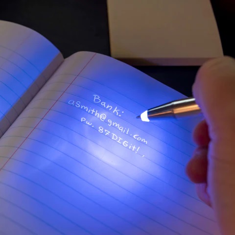 Onzichtbare Pen & Licht (Blacklightpen) - Afbeelding 2