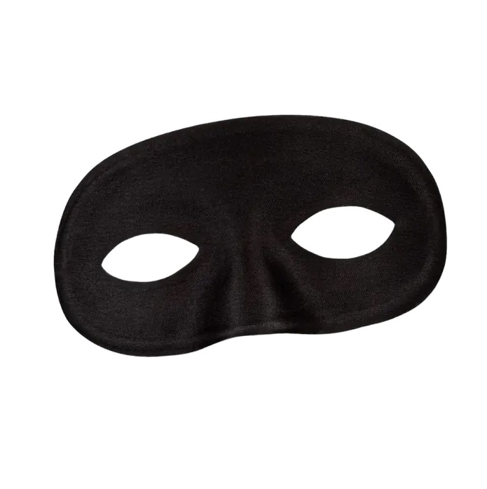 Oogmasker Basic  zwart - Afbeelding 2