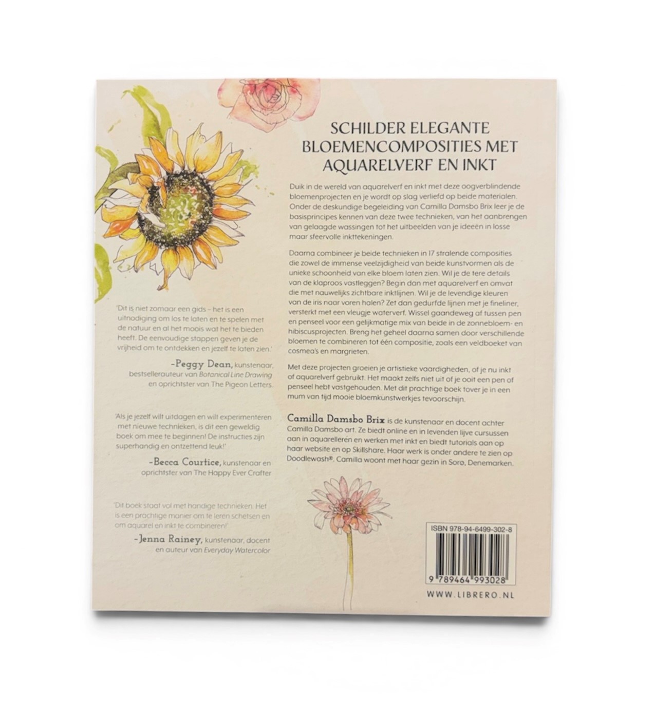 Bloemen In Aquarelverf En Inkt - Camilla Damsbo Brix - Afbeelding 2