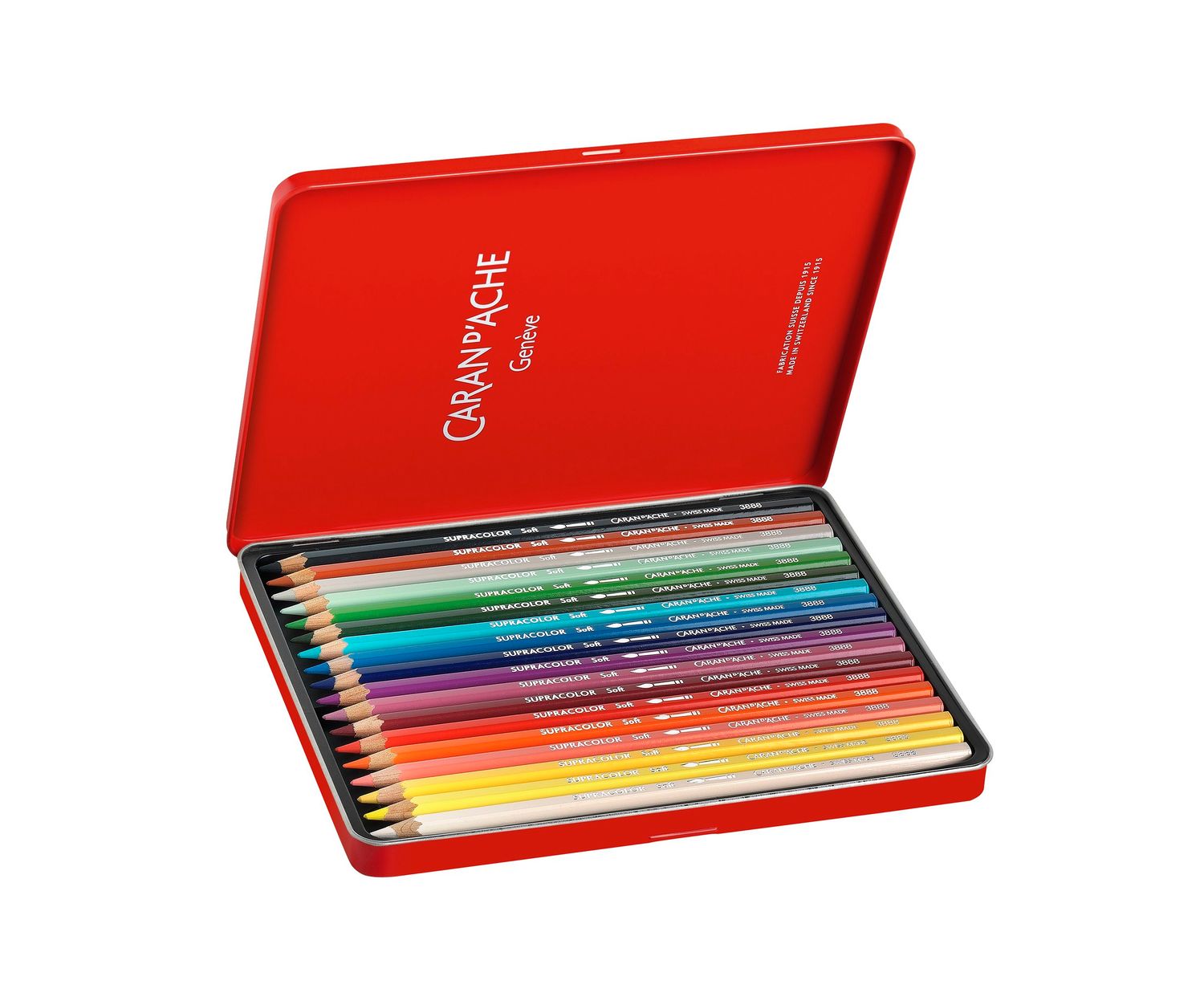 Caran d'Ache Supracolor Special Edition Aquarel Kleurpotloden 18st. - Afbeelding 2