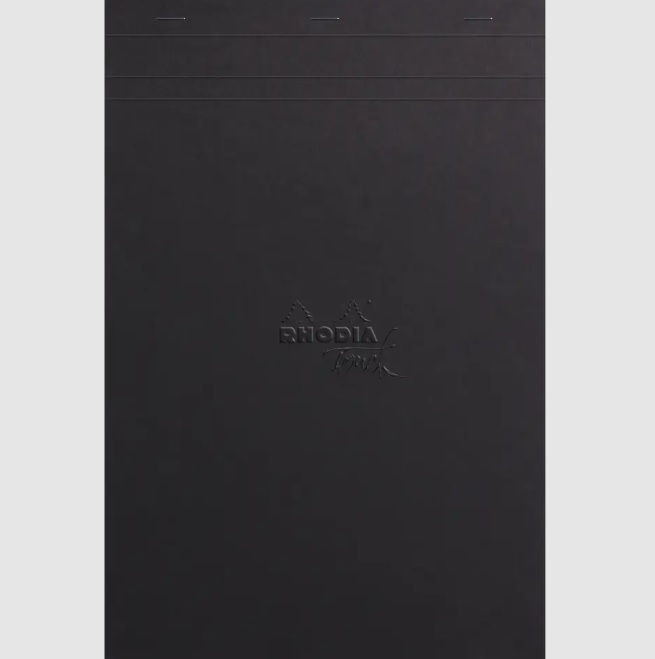Rhodia Touch Maya Zwart Papierblok 120gr A4 50 vel.  - Afbeelding 2