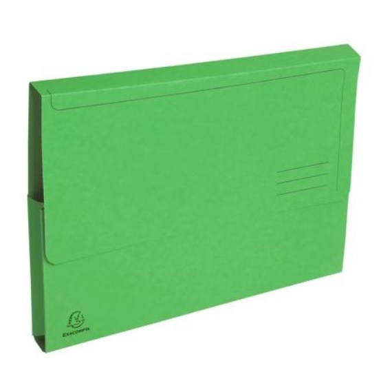 Exacompta A4 Opbergenveloppe Karton Met Overflap L.Groen