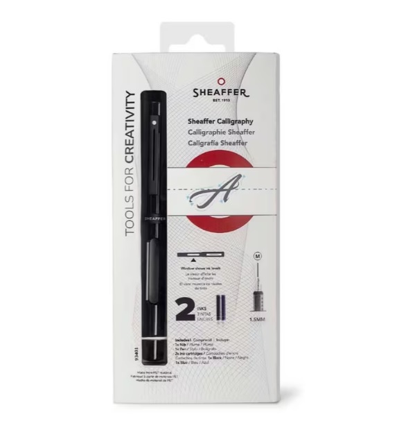 Kalliegrafiepen Sheaffer zwart M 1,5mm - Afbeelding 2